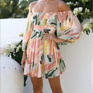 Hello Molly Graceful Ways Dress Multi - M